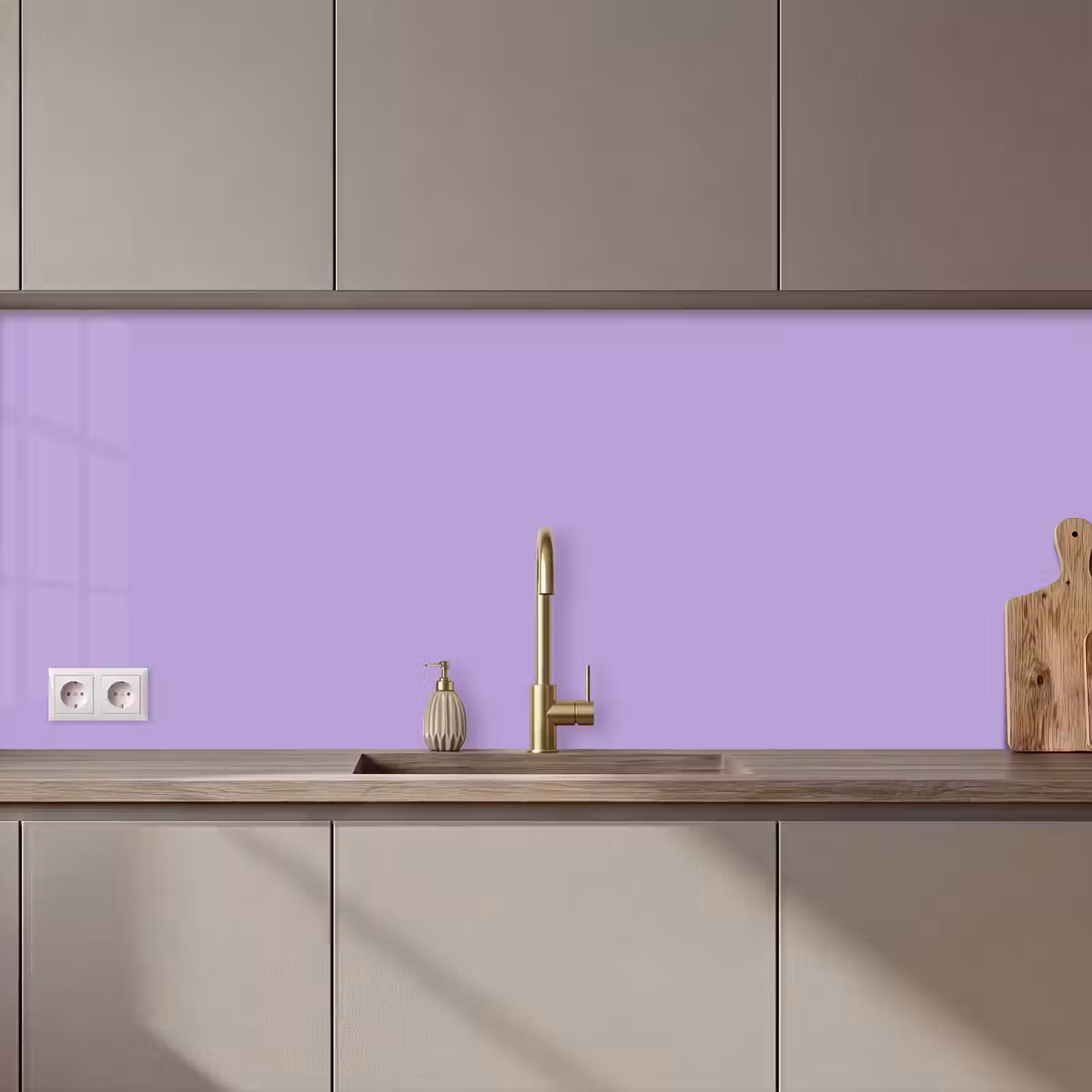 Keuken achterwand - Soft - Lavender - Paars — 1
