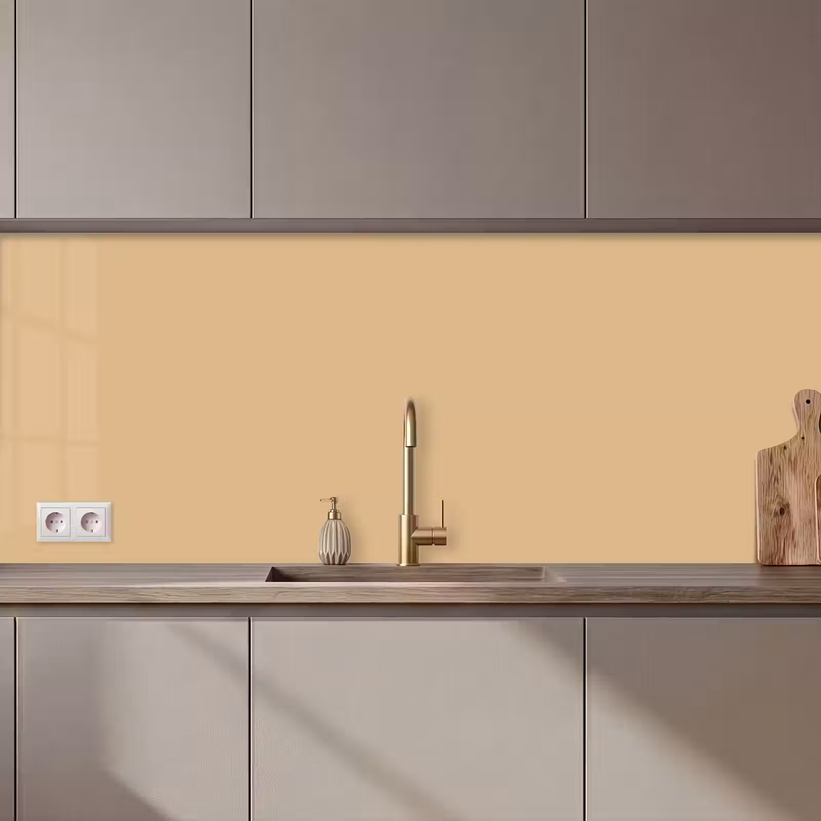 Keuken achterwand - Warm - Sand - Nude — 1
