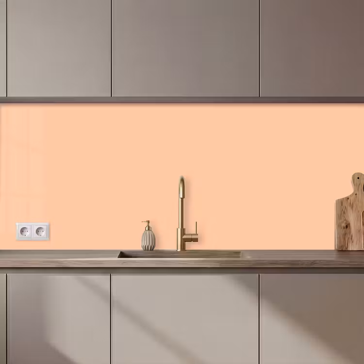 Keuken achterwand - Apricot - Blush - Nude — 1