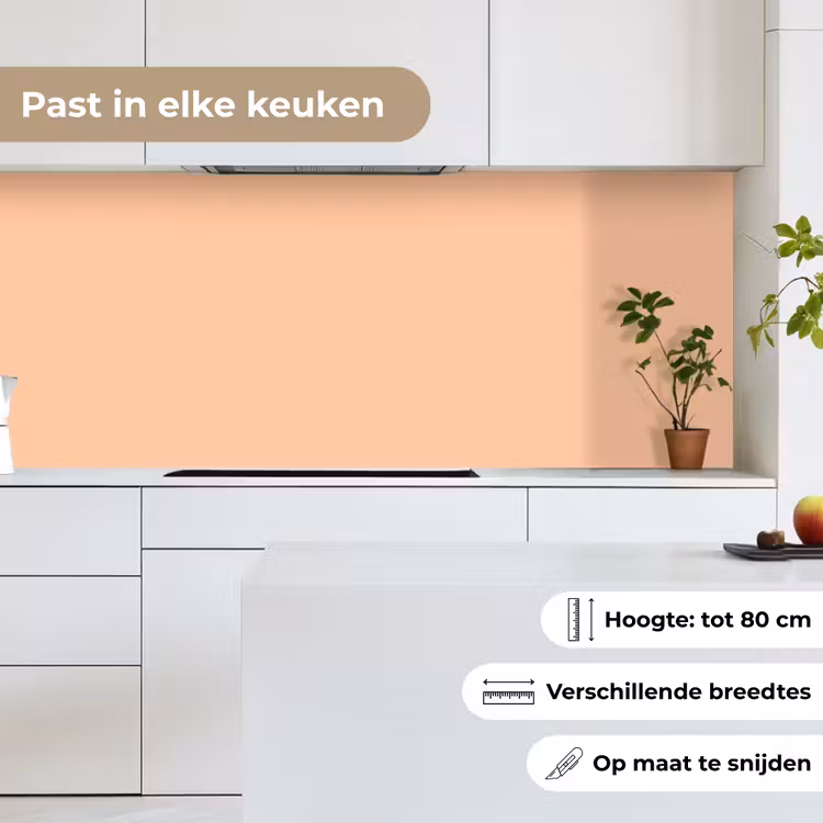 Keuken achterwand - Apricot - Blush - Nude — 7
