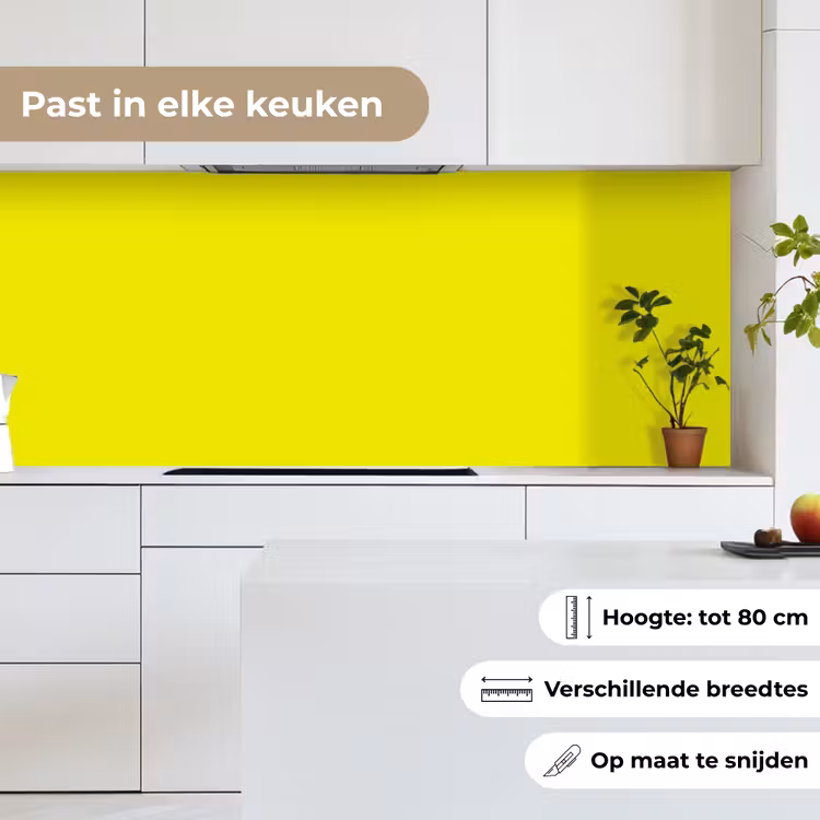 Keuken achterwand - Bright - Canary - Geel — 7