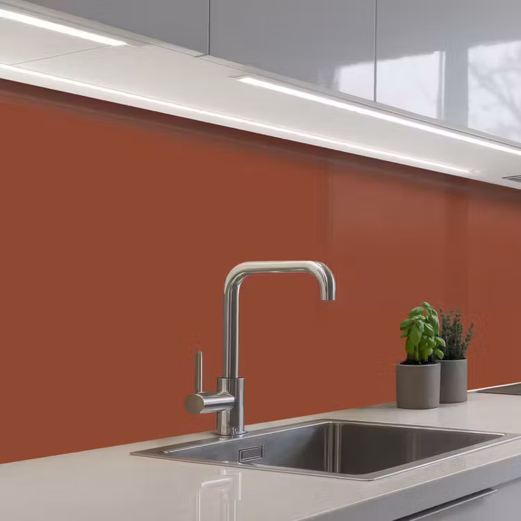 Keuken achterwand - Burnt - Mahogany - Terracotta — 2