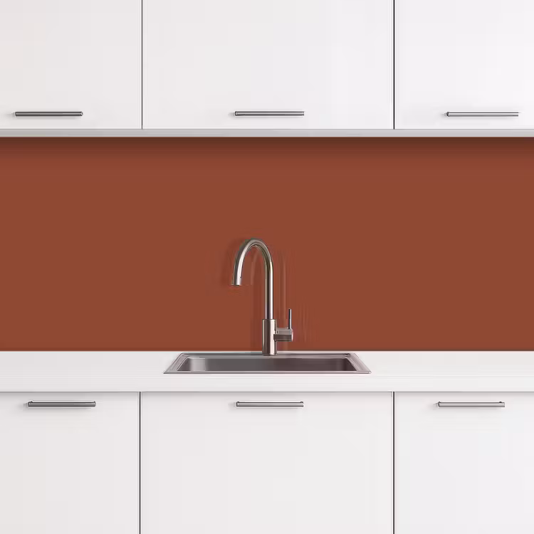 Keuken achterwand - Burnt - Mahogany - Terracotta — 4