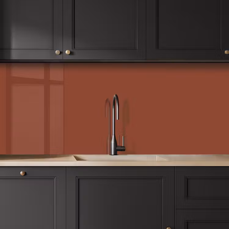 Keuken achterwand - Burnt - Mahogany - Terracotta — 6