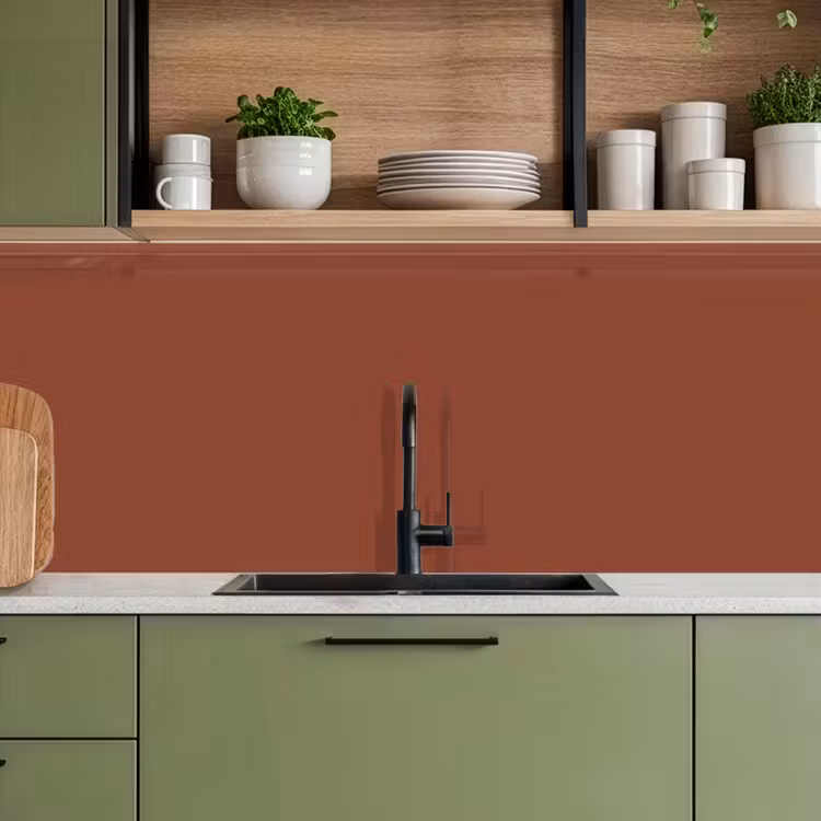 Keuken achterwand - Burnt - Mahogany - Terracotta — 8