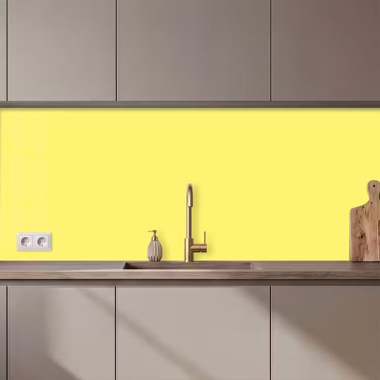 Keuken achterwand - Buttery - Beige - Geel — 1