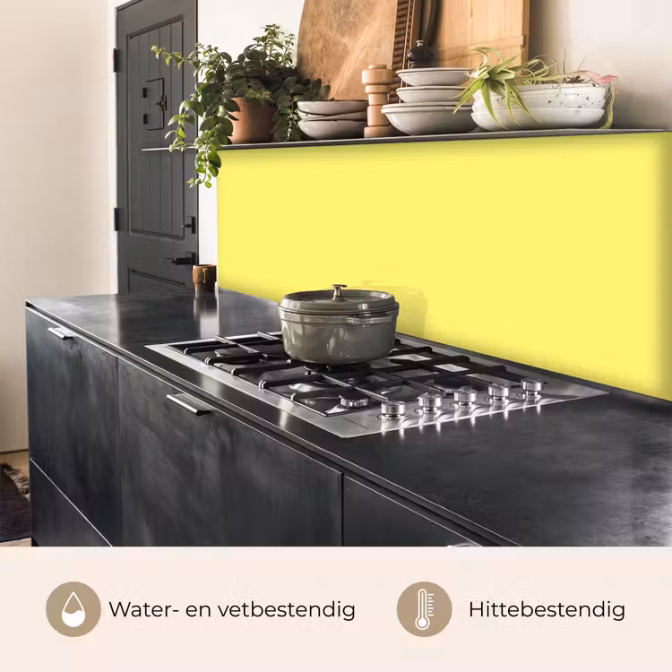 Keuken achterwand - Buttery - Beige - Geel — 5