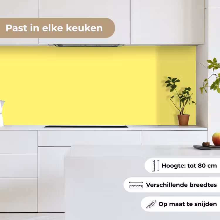 Keuken achterwand - Buttery - Beige - Geel — 7