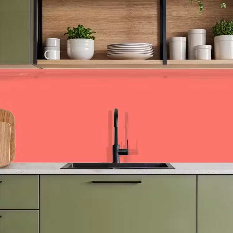 Keuken achterwand - Coral - Punch - Koraal — 8