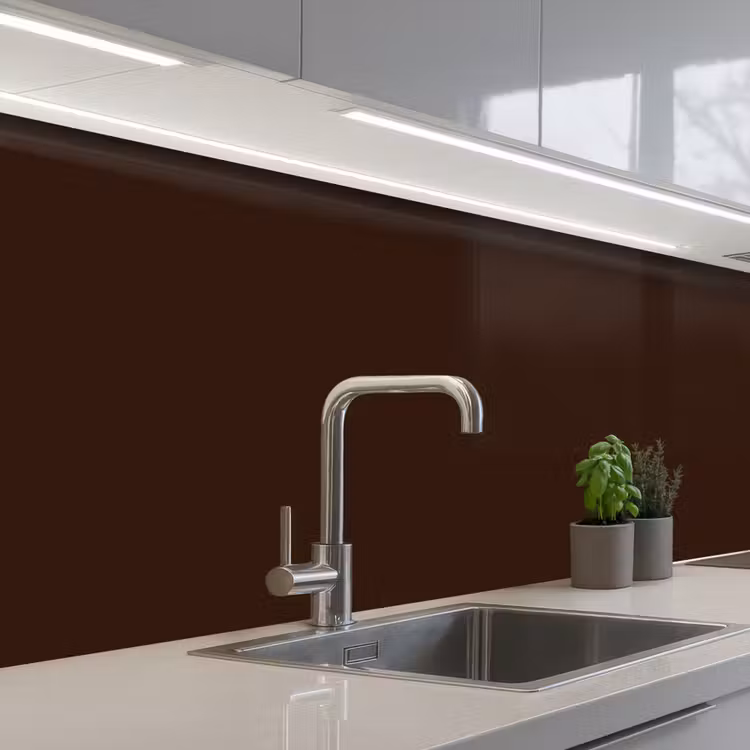 Keuken achterwand - Dark - Chocolate - Bruin — 2