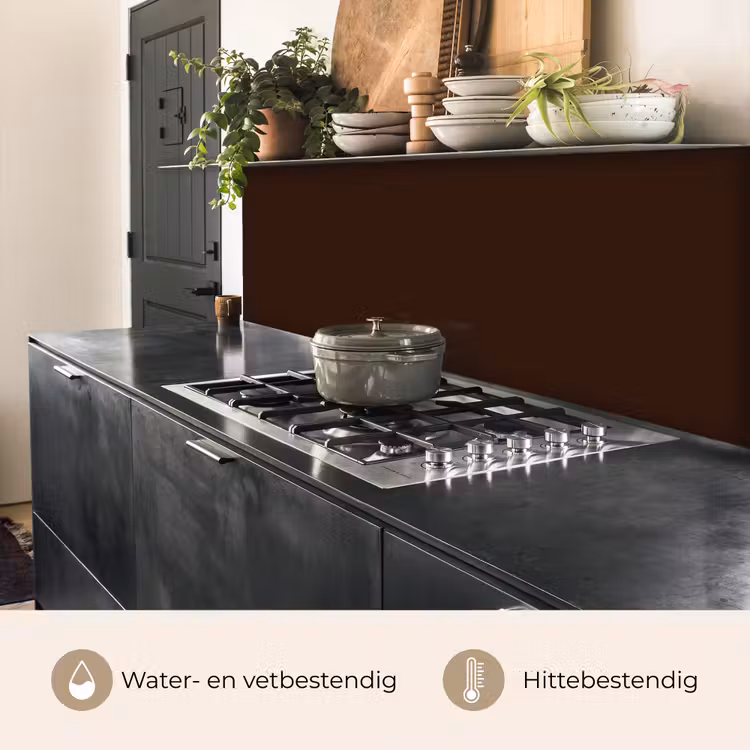Keuken achterwand - Dark - Chocolate - Bruin — 5