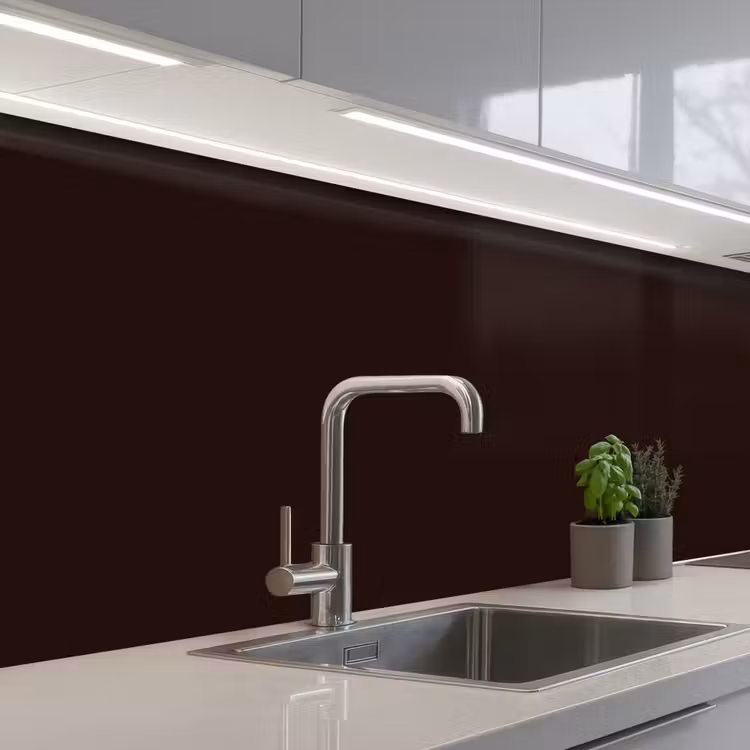 Keuken achterwand - Deep - Obsidian - Bruin — 2