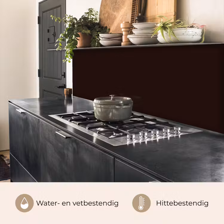 Keuken achterwand - Deep - Obsidian - Bruin — 5