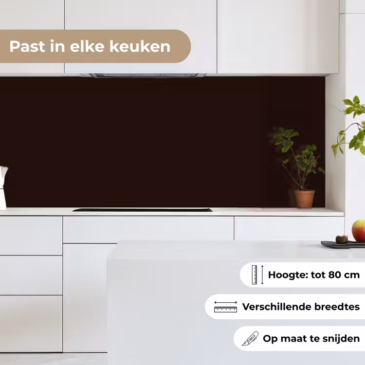 Keuken achterwand - Deep - Obsidian - Bruin — 7