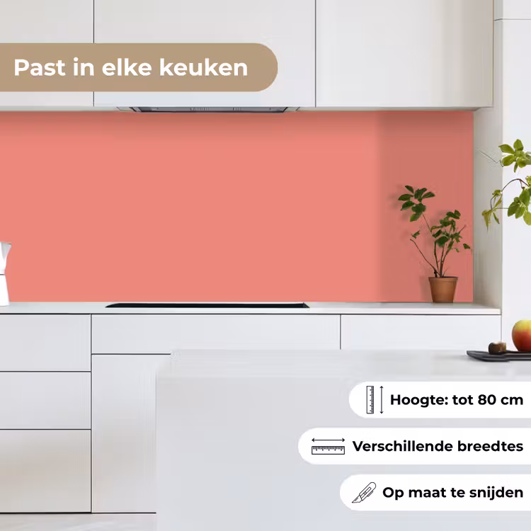 Keuken achterwand - Dusty - Peach - Koraal — 7