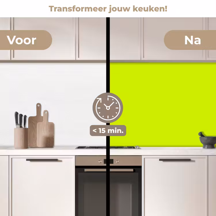 Keuken achterwand - Electric - Lemon - Geel — 3