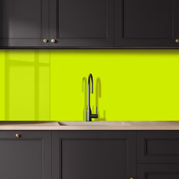 Keuken achterwand - Electric - Lemon - Geel — 6