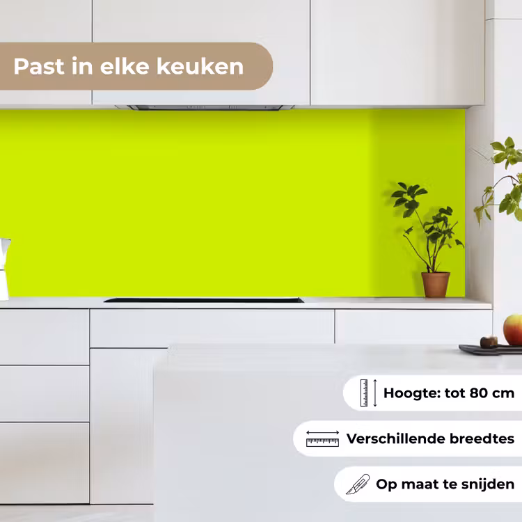 Keuken achterwand - Electric - Lemon - Geel — 7