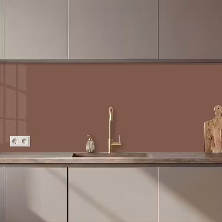 Keuken achterwand - Muted - Chestnut - Bruin — 1