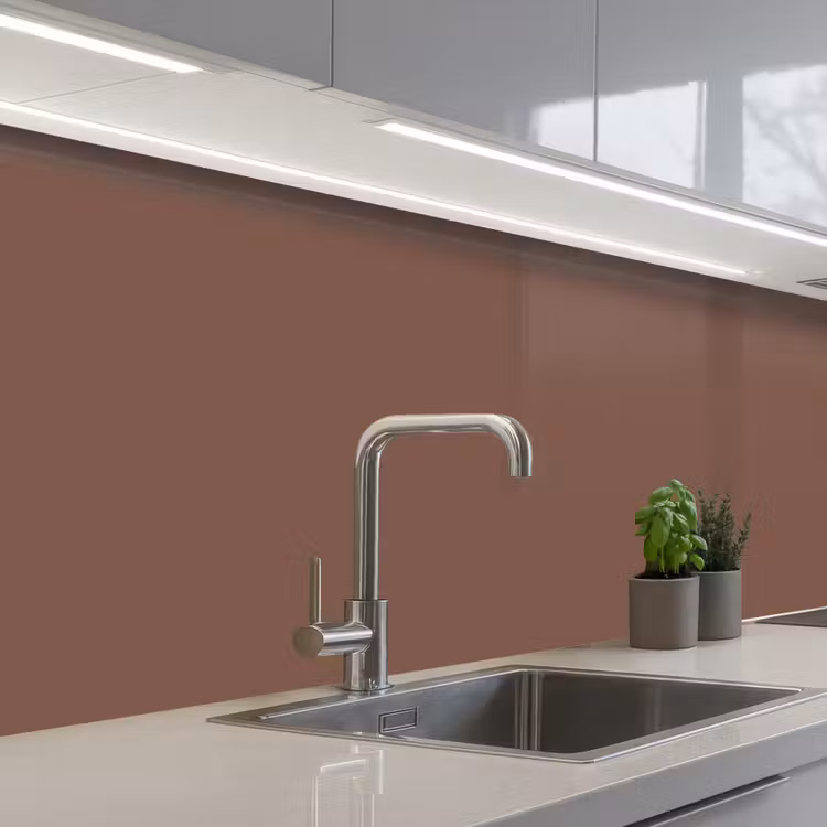 Keuken achterwand - Muted - Chestnut - Bruin — 2