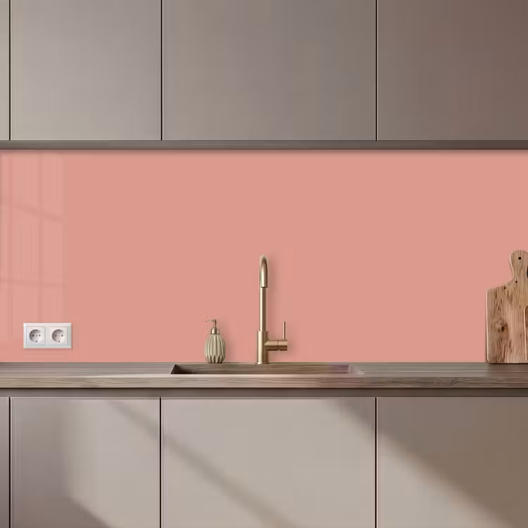Keuken achterwand - Muted - Salmon - Koraal — 1