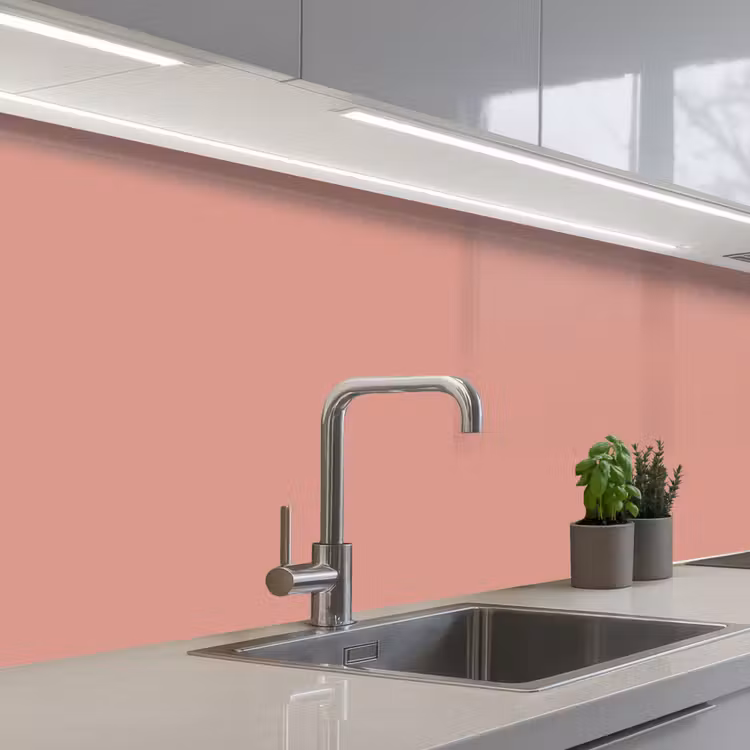 Keuken achterwand - Muted - Salmon - Koraal — 2