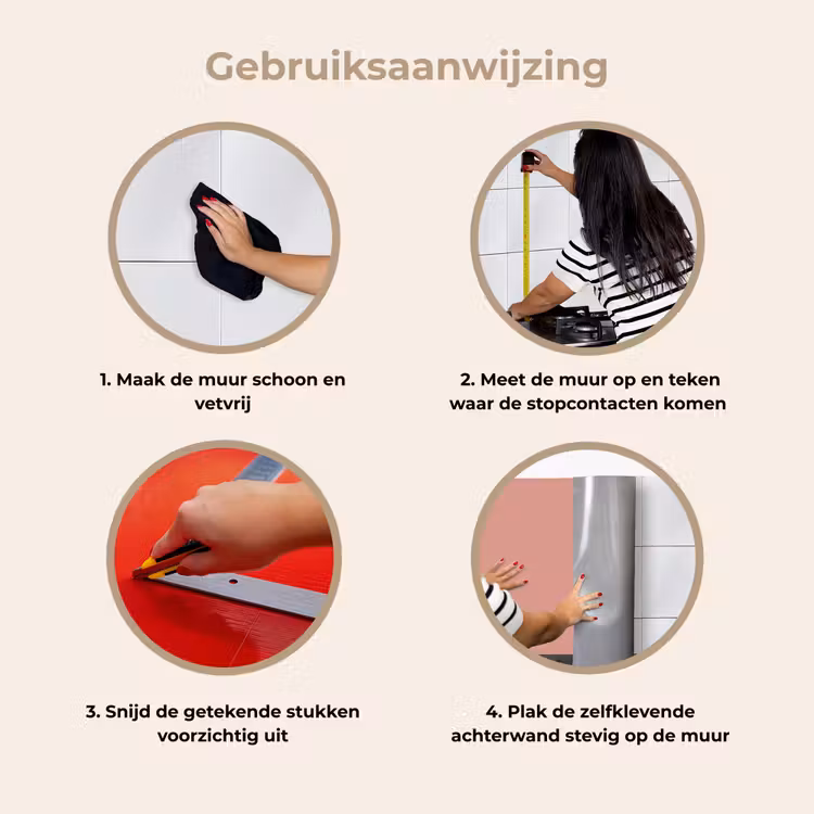 Keuken achterwand - Muted - Salmon - Koraal — 9