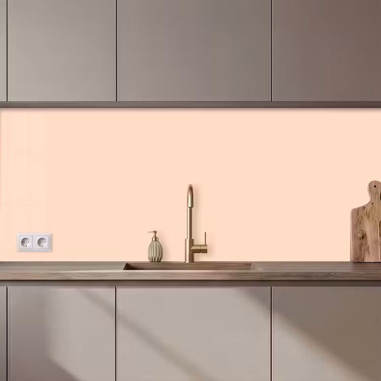 Keuken achterwand - Pale - Peach - Nude — 1