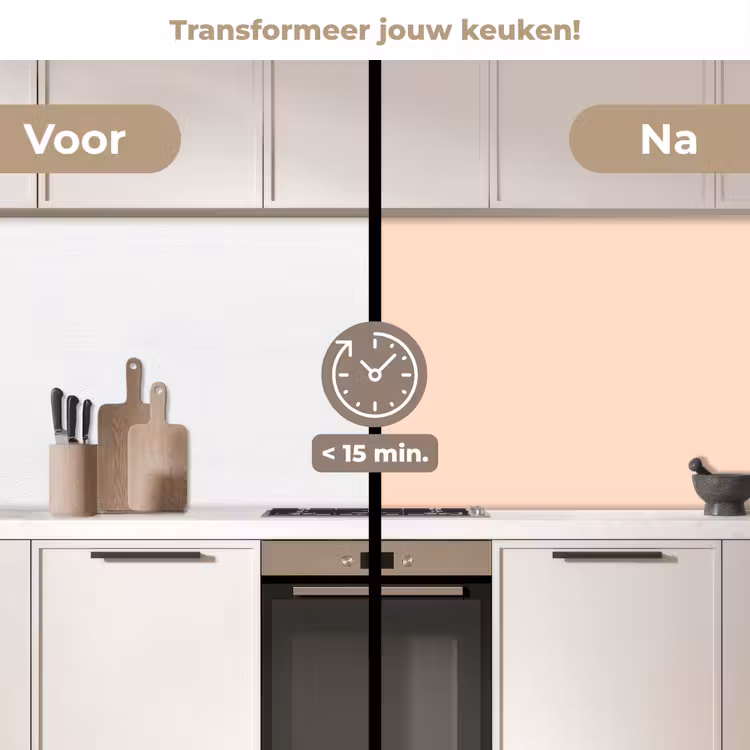Keuken achterwand - Pale - Peach - Nude — 3