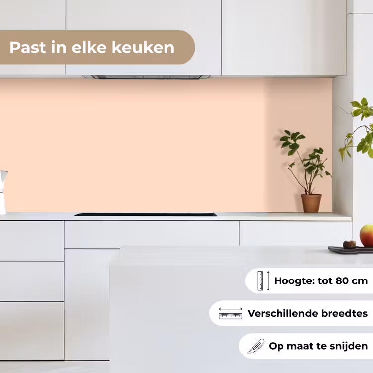 Keuken achterwand - Pale - Peach - Nude — 7