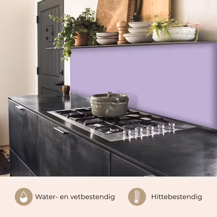 Keuken achterwand - Pastel - Lilac - Paars — 5