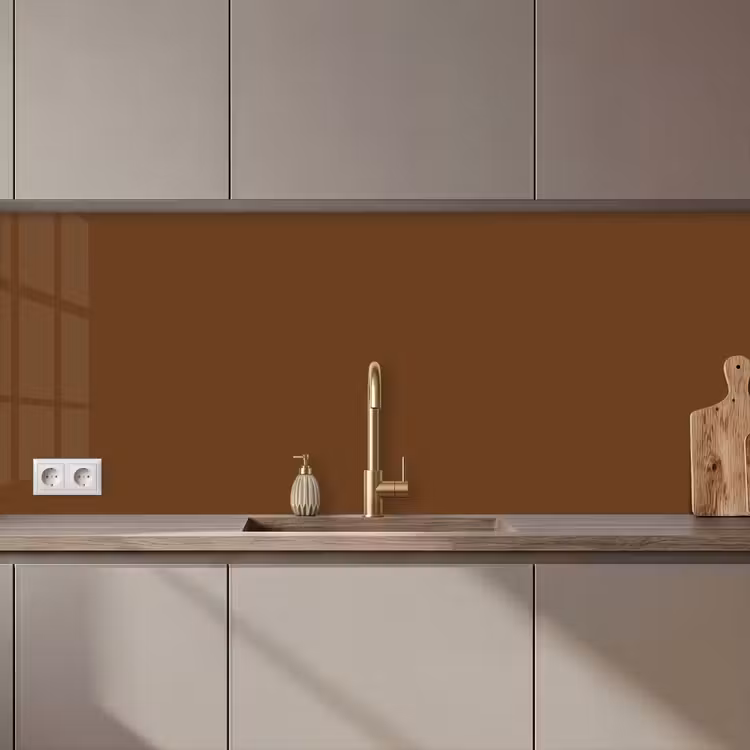 Keuken achterwand - Rich - Espresso - Bruin — 1