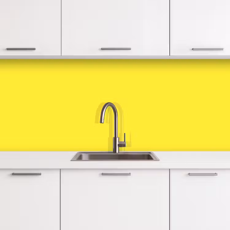 Keuken achterwand - Soft - Custard - Geel — 4