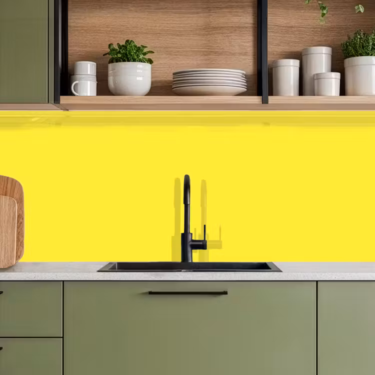 Keuken achterwand - Soft - Custard - Geel — 8