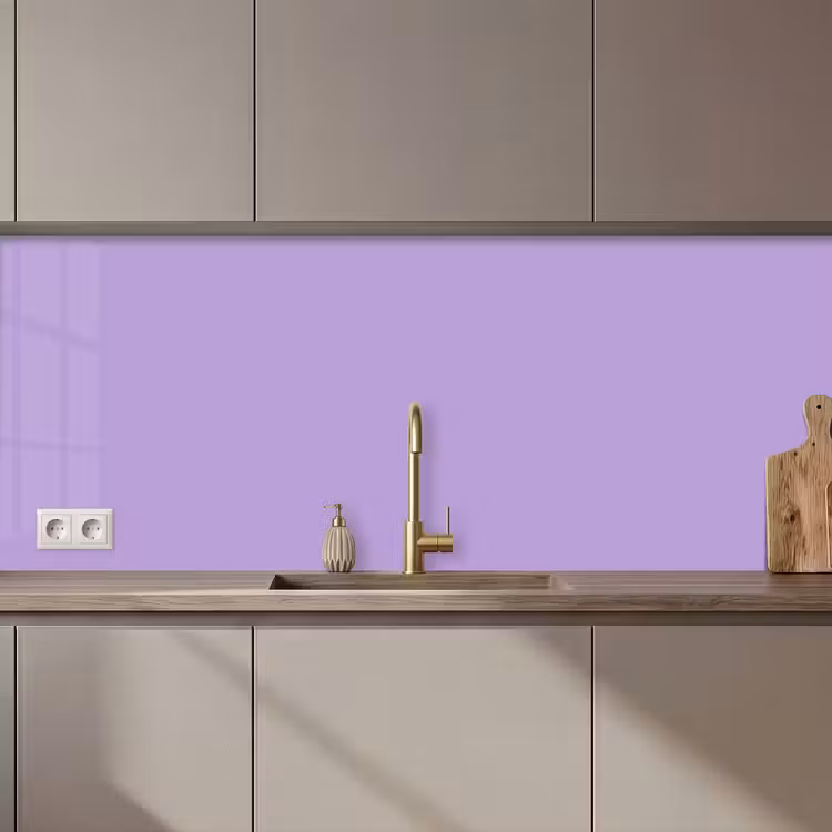 Keuken achterwand - Soft - Lavender - Paars — 1