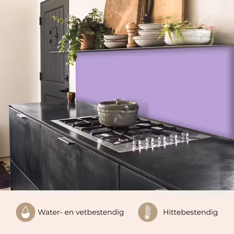Keuken achterwand - Soft - Lavender - Paars — 5
