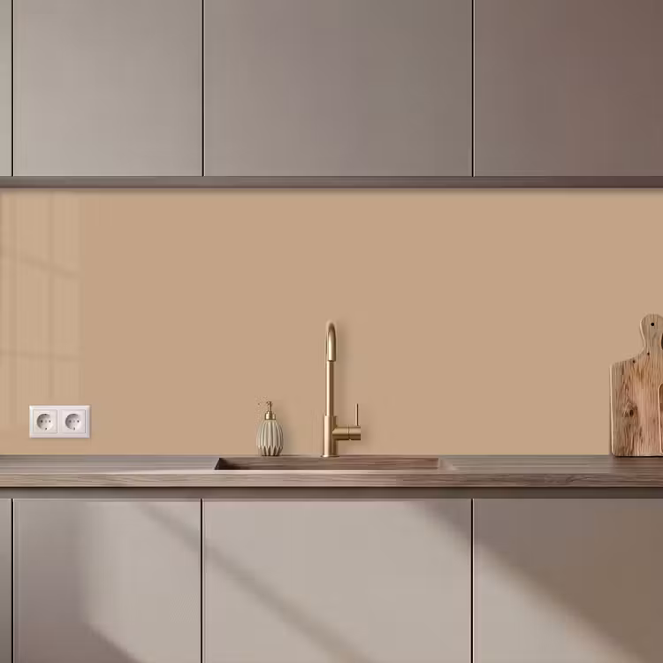 Keuken achterwand - Soft - Taupe - Bruin — 1