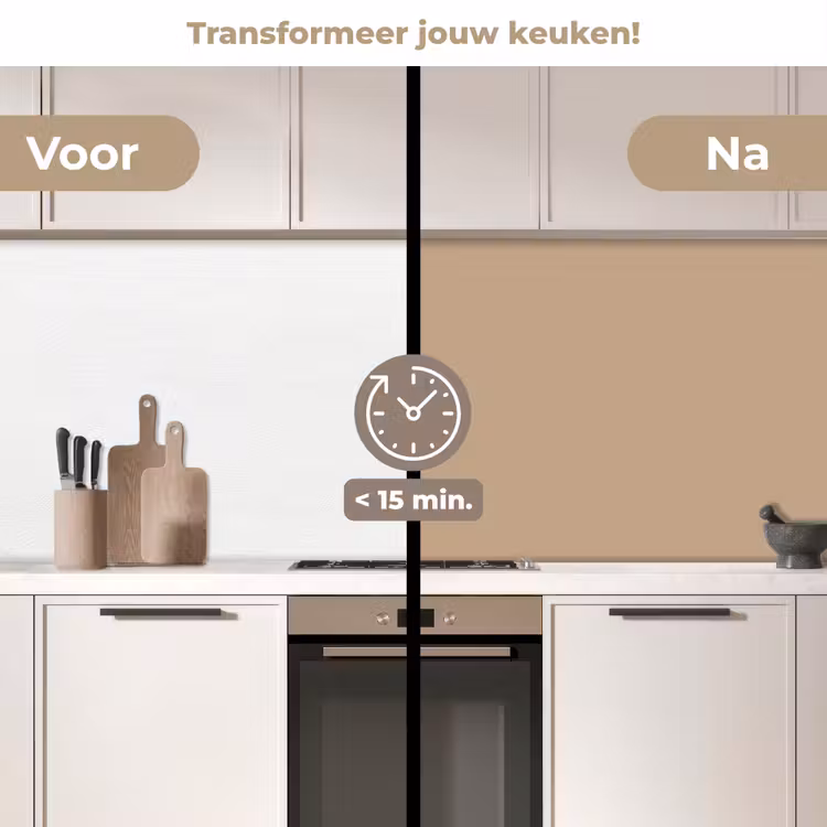 Keuken achterwand - Soft - Taupe - Bruin — 3