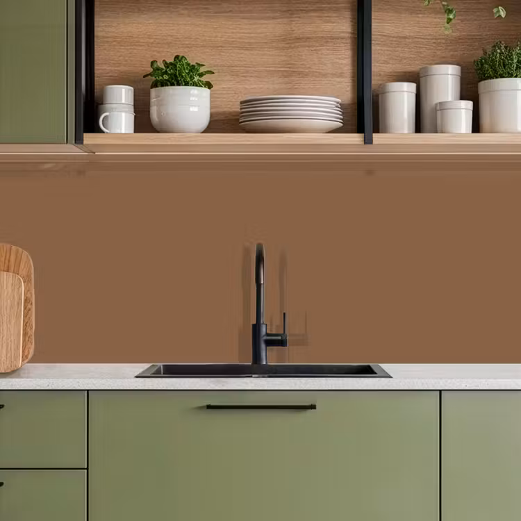 Keuken achterwand - Soft - Walnut - Bruin — 8