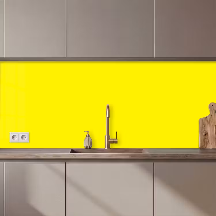 Keuken achterwand - Sunshine - Glow - Geel — 1