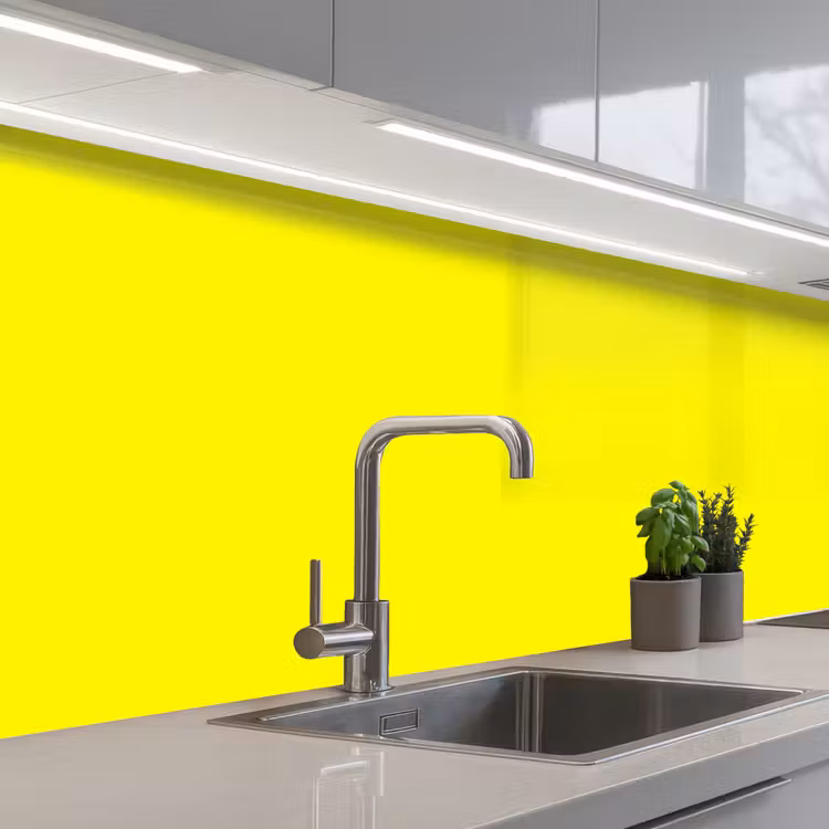 Keuken achterwand - Sunshine - Glow - Geel — 2