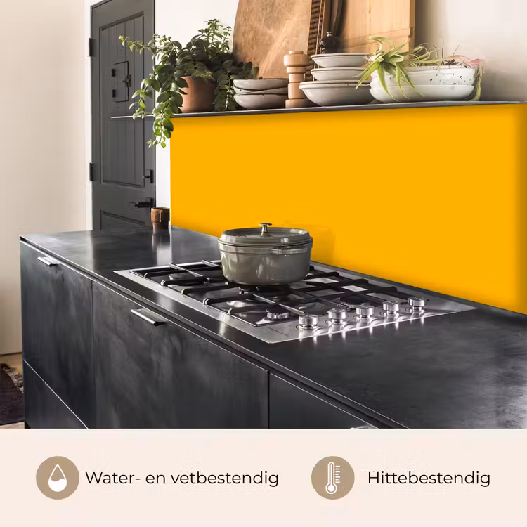 Keuken achterwand - Vivid - Amber - Geel — 5