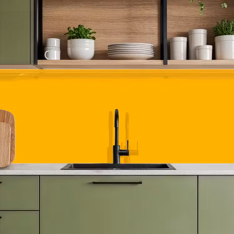 Keuken achterwand - Vivid - Amber - Geel — 8