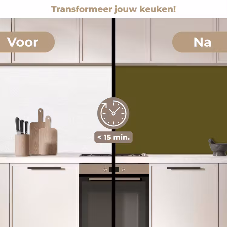 Keuken achterwand - Dark - Olive - Groen — 3