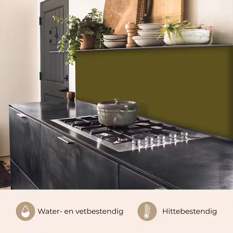Keuken achterwand - Dark - Olive - Groen — 5