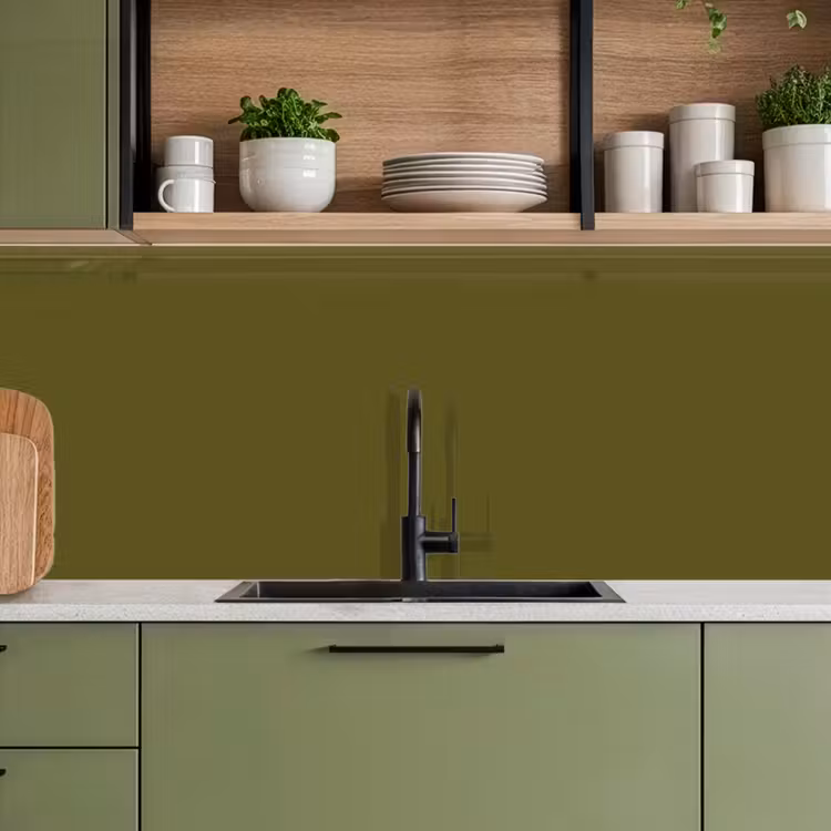 Keuken achterwand - Dark - Olive - Groen — 8