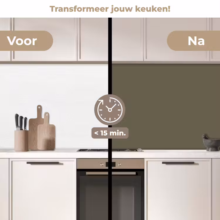 Keuken achterwand - Deep - Khaki - Groen — 3