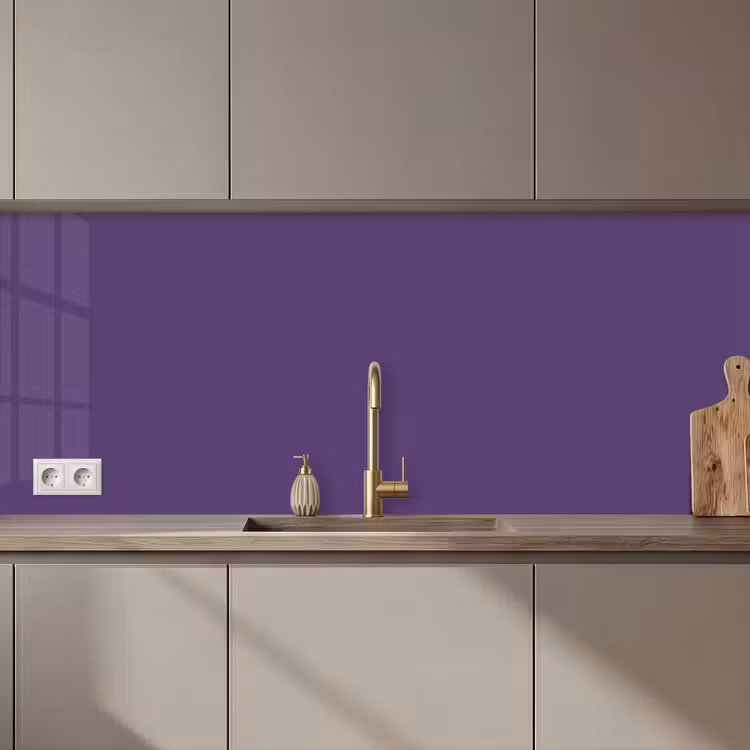 Keuken achterwand - Deep - Plum - Paars — 1
