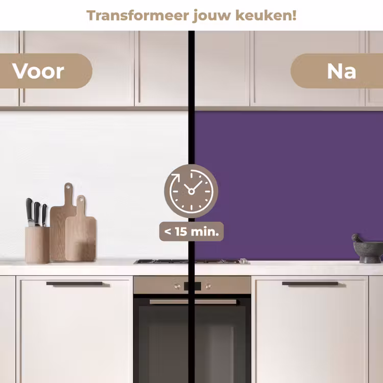Keuken achterwand - Deep - Plum - Paars — 3