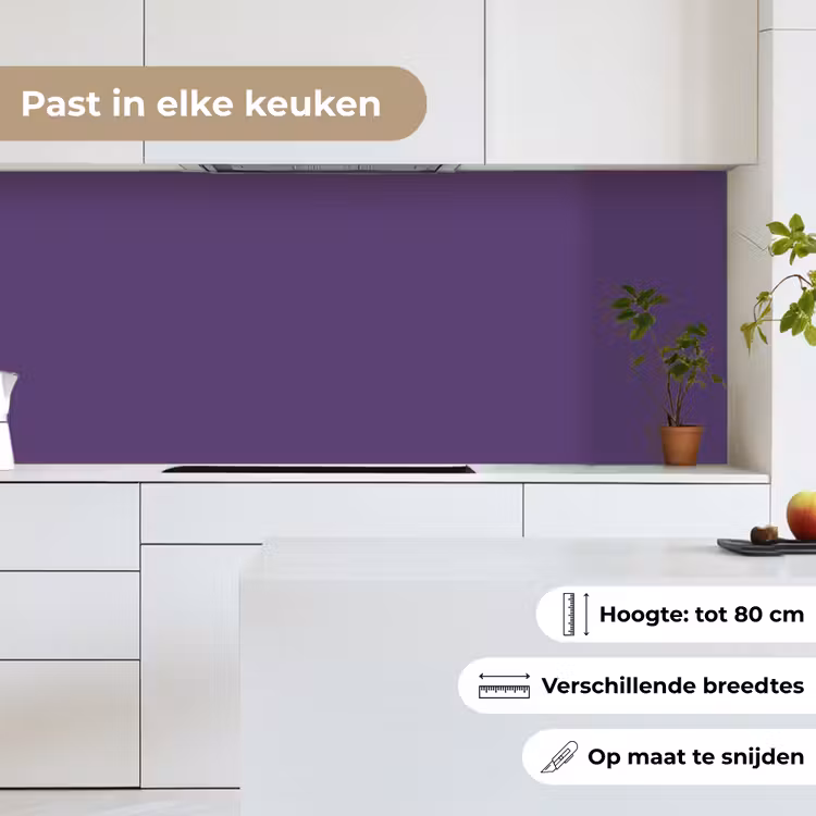 Keuken achterwand - Deep - Plum - Paars — 7